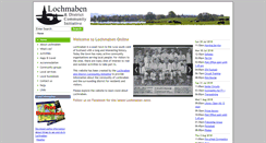 Desktop Screenshot of lochmaben.org.uk